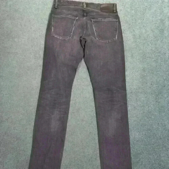 Citizens of Humanity Mens Noah Super Skinny Jeans 33x32 Grey Distressed Premium - Picture 10 of 12